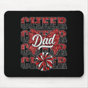 Cheer Dad Daddy Bow Sport Cheerleader Cheerleading Muismat
