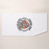 Cheer Dad Surviving Comp Weekend Skeleton Shirt_1 (Serviette de bain)