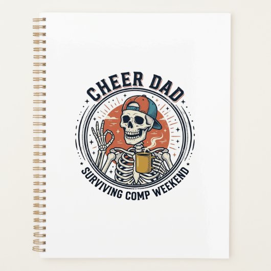 Cheer Dad Surviving Comp Weekend Skeleton Shirt_1 (Devant)