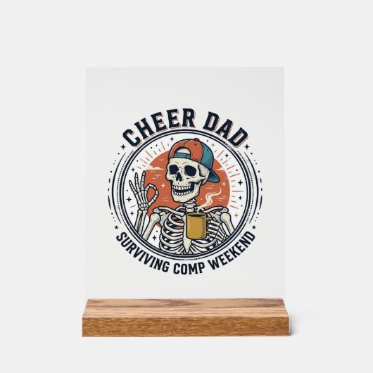 Cheer Dad Surviving Comp Weekend Skeleton Shirt_1 (Recto)