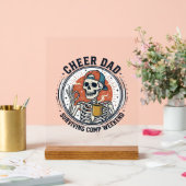 Cheer Dad Surviving Comp Weekend Skeleton Shirt_1 (Mariage)
