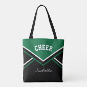 Cheer Dark Green Cheerleader Outfit Draagtas (Achterkant)