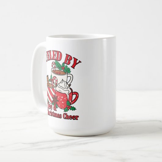 Cheer de Noël dans les tasses de café de Noël (Devant gauche)