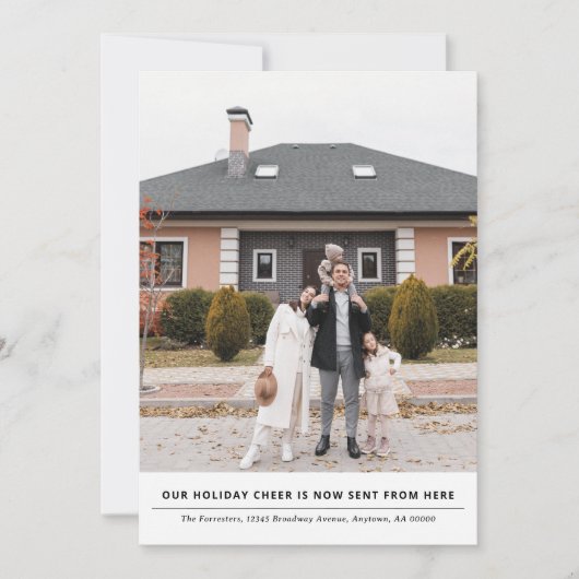 Cheer est maintenant d'ici Faire-part de vacances (Devant)