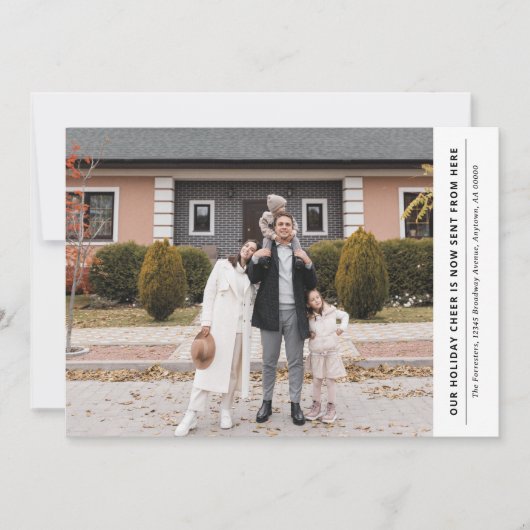 Cheer est maintenant d'ici Faire-part de vacances (Devant)