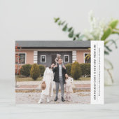 Cheer est maintenant d'ici Faire-part de vacances (Debout devant)