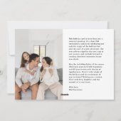 Cheer est maintenant d'ici Faire-part de vacances (Dos)