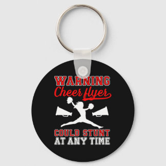 Cheer Flyer Kon Elk Moment Stunt Cheerleader Vl Sleutelhanger