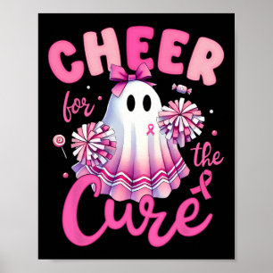 Cheer for the Cure Cheerleader borstkanker Hallo Poster
