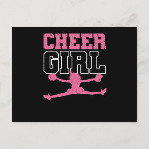 Cheer Girl Cheerleader Girls Cheering Women Briefkaart