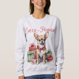 Cheer Hua Hua Schattige Chihuahua Kersttrui Trui