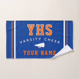 Cheer Icon, aangepaste naam & school, cheerteamcad Handdoek