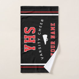 Cheer Icon, aangepaste naam & school, cheerteamcad Handdoek