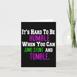Cheer Jump Stunt en Tumble Cheerleading citaten Kaart