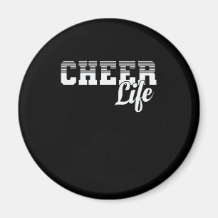 Cheer Life Cheerleader Sport turnen anfeuern Magneet
