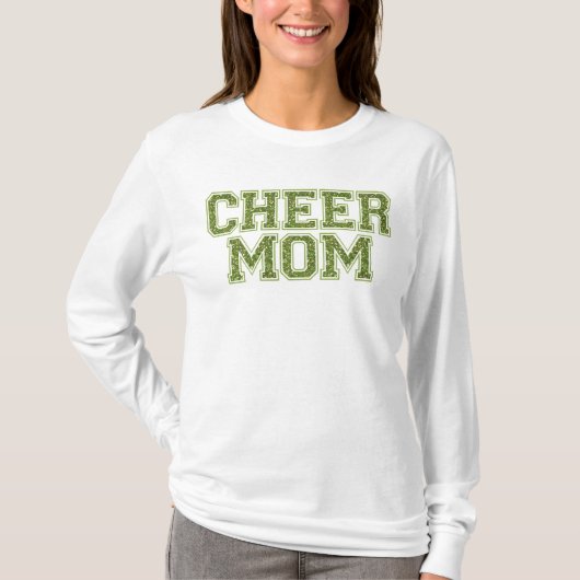 Cheer Ma Green Glitter T-Shirt (Voorkant)