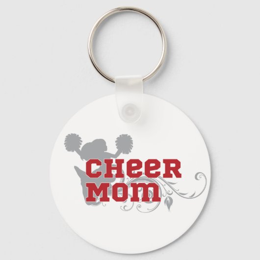 Cheer Mam Cheerlead Sleutelhanger Button (Voorkant)