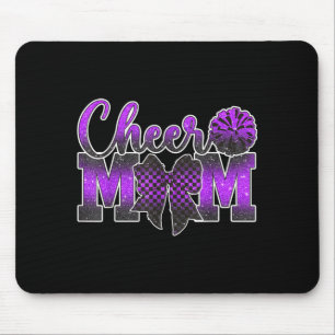 Cheer mama paarse cheerleader spel dag cheer mama muismat