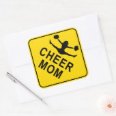 Cheer Mama Vierkante Sticker (Envelop)