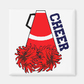 Cheer Megaphone Magneet (Voorkant)