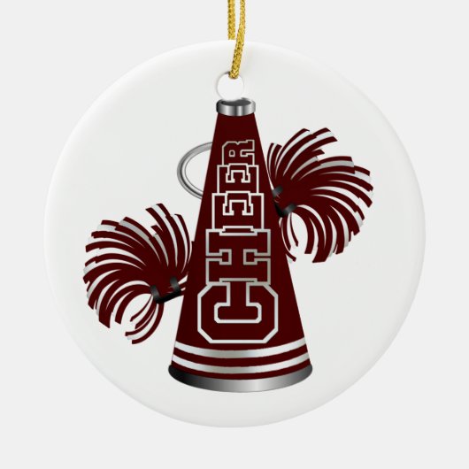 Cheer Megaphone Ornament 2 (Voorkant)