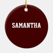 Cheer Megaphone Ornament 2 (Achterkant)