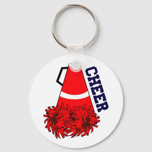 Cheer Megaphone Sleutelhanger (Voorkant)