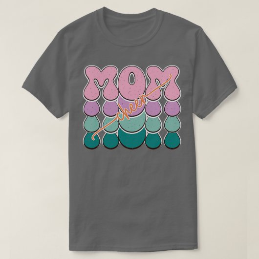 Cheer Moeder Cheerleading Mam (10) T-shirt (Design voorkant)