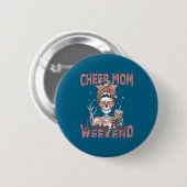 Cheer Moeder Overlevende Comp Weekend Grappige Che Ronde Button 5,7 Cm (Voorkant /achterkant)