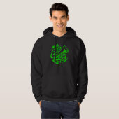 Cheer Mom Biggest Fan Leopard Print Black And Gree Hoodie (Voorkant volledig)