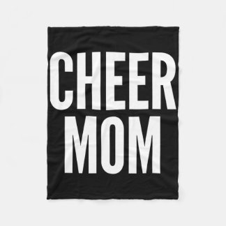 Cheer Mom Green Cheerleading Matching Parents  Fleece Deken