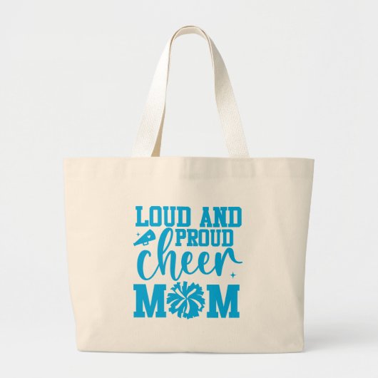 Cheer Mom Jumbo Canvas tas (Voorkant)
