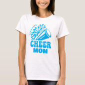 Cheer Mom met aangepaste teamnaam en naam van het T-shirt (Voorkant)