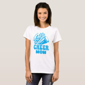 Cheer Mom met aangepaste teamnaam en naam van het T-shirt (Voorkant volledig)