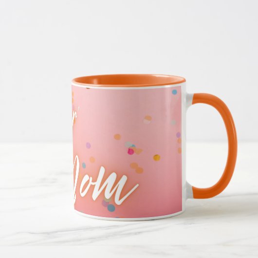 Cheer Mom Mug (orange) (Droite)