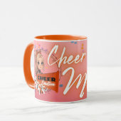 Cheer Mom Mug (orange) (Devant gauche)