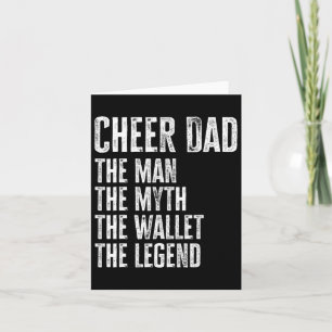 Cheer Papa De Man De Mythe De Portemonnee Kaart