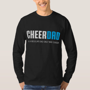 Cheer Papa Grappig Schattige Vaderdag Gift Cheerle T-shirt