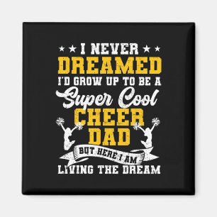 Cheer Papa Grappige Cheerleader Vader Cheerleading Magneet