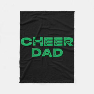 Cheer Papa Groen Cheerleading Fleece Deken