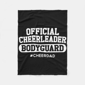Cheer Papa Officiële Cheerleader Lijfwacht Grappig Fleece Deken