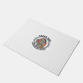 Cheer Papa Overlevende Comp Weekend Skelet T-shirt Deurmat (Schuin)