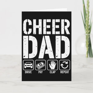 Cheer Papa Rijden Betaal Klap Herhaal - Grappige C Kaart