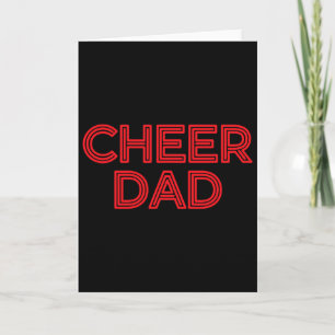 Cheer Papa Rode Cheerleading _1 Kaart