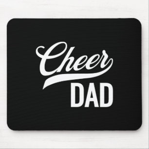 Cheer Papa Rood En Wit Cheerleading Matching Paar Muismat