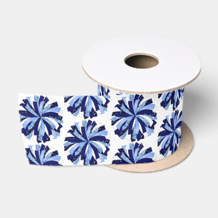 Cheer Pom Pom Satin Ribbon Lint