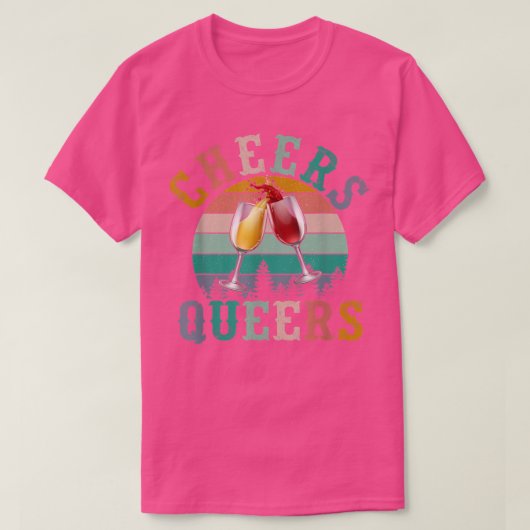 Cheer Queers T-shirt (Design voorkant)