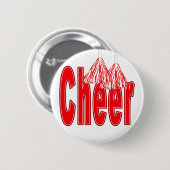 Cheer Red Button (Voorkant /achterkant)