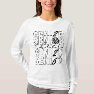 Cheer Senior 2026 Women LS T-shirt