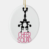 Cheer Squad Keramisch Ornament (Rechts)